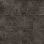 Charcoal marble effect stone tile flooring