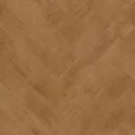 Honey oak herringbone wood floor pattern.