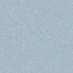 Light blue Pearlazzo PUR vinyl flooring with chips