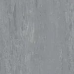 Mid-grey marbled homogeneous vinyl flooring