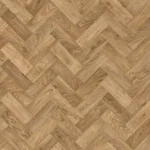 Oak herringbone wood effect flooring