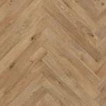 Oak wood herringbone parquet vinyl flooring