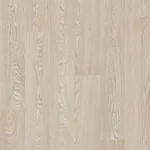 Pale grey oak wood-effect vinyl flooring