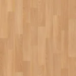 Smooth golden beech wood-effect vinyl flooring